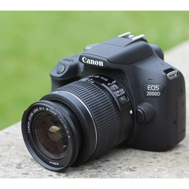 دوربین عکاسی DSLR کانن مدل EOS 2000D با حسگر 24.1 مگاپیکسل، لنز 18-55 میلیمتر IS II، صفحهنمایش 3 اینچ، فیلمبرداری Full HD، مناسب عکاسان مبتدی و نیمهحرفهای - تصویر 5
